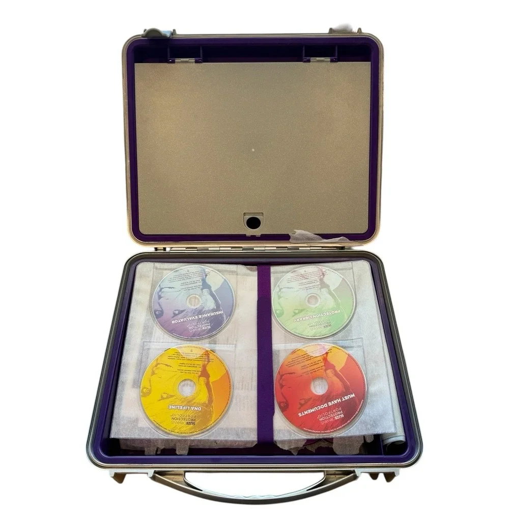 Suze Orman Protection Portfolio Kit Silver Family Financial Organize & Protect